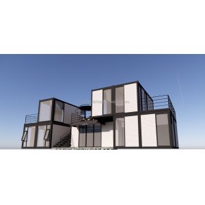 Galvanized Steel Square Tubes Customizable Prefabricated Container for Family