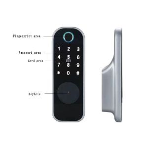 Multifunctional Digital Rim Lock Smart Lock Intelligent Security Card Door Locks