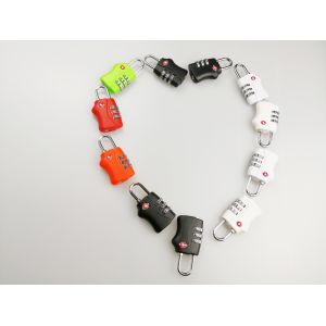 Heart Shape TSA Recognized Locks , Authorised PC Travel Combination Padlock For