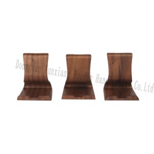 China Wood Cell Phone Holder Stand, Wood Tablet Holder Wooden Desktop Dock Cradle for All Smartphones on sale
