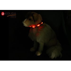 Luminous Night Flashing Glowing USB Rechargeable LED Dog Collar For All Seasons