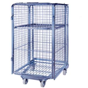 China Roll Cage With Security Option Avaliable Pallet Rack Roll Container on sale