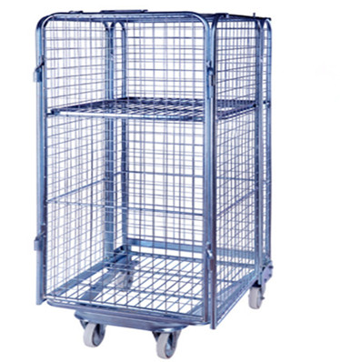 Quality Wire Mesh Container Storage Cage Foldable Mesh Box Pallet wholesale