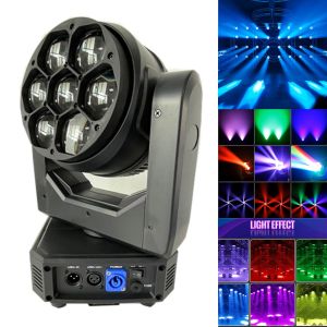 High Quality LED Mini DMX512 Beeye Stage 7*40 Moving Head Light For Disco Party