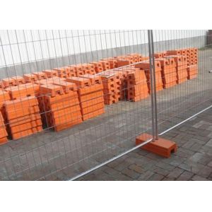 Welded Temporary Mesh Fencing , Electro Galvanized Security Fence Panels