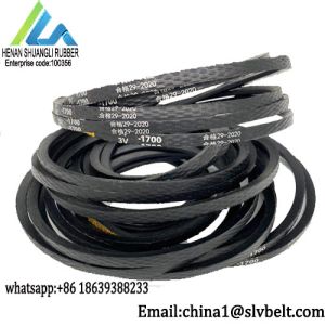 Cheap Customized Classical Wrapped 3V Rubber Drive Belt Transmission Vulcanized for sale