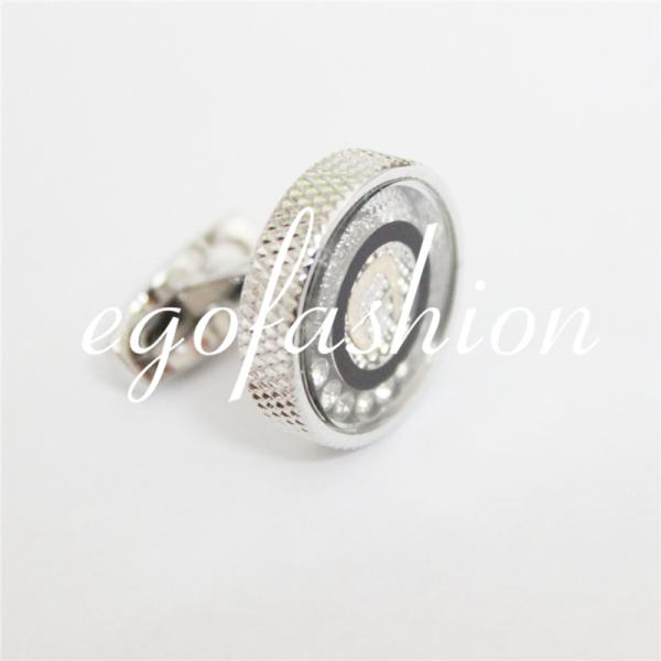 AG02 Aigner Copy Cuff Links for Man Wedding Gift Crystal Silver Branding Cufflinks Buttons