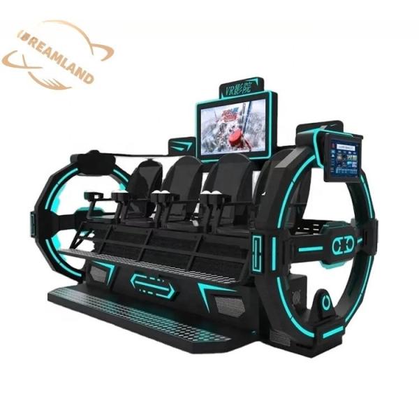 Quality Dreamland hot sale 9d vr cinema 4 seats vr simulator for amusement park wholesale