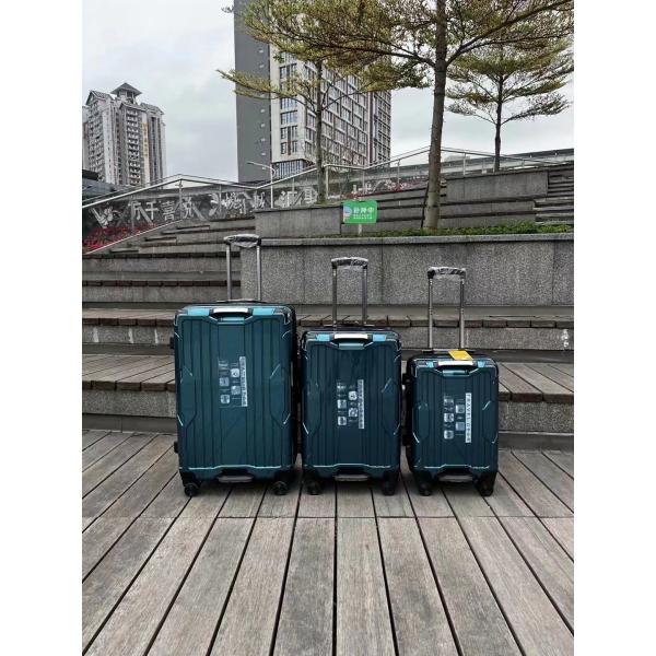 Quality Zippered Sturdy ABS Plastic Suitcase , Practical Luggage Set Polycarbonate wholesale