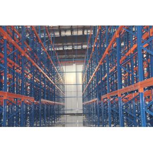 China L2700*D1000*H6000 blue orange color steel heavy duty pallet racking system on sale