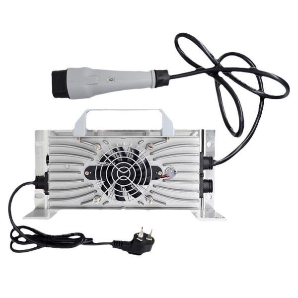 E-forklifts Aluminum Shell Digital Display Charger 48V Lithium Iron Phosphate 58