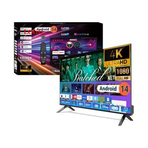 Frameless LED Smart TV 32 40 50 55 65 Inch UHD 2K 4K WiFi Slim Design