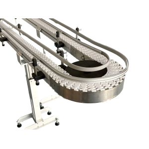 Cheap 105mm Width Flexible Plastic Bottle Chain Conveyor Machine With Modular Structure for sale