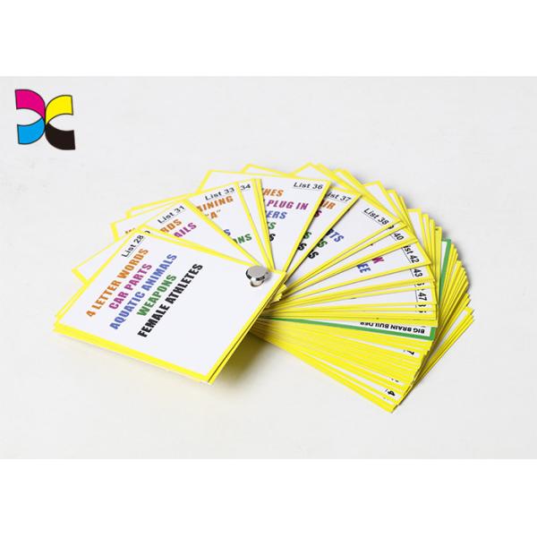 Glossy Lamination Artpaper Card Printing Services / Custom Playing Cards