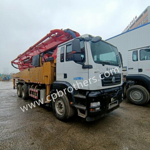12060*2500*4000mm Sitrak 2018 Sy 46m Hydraulic Concrete Pump for Construction Project