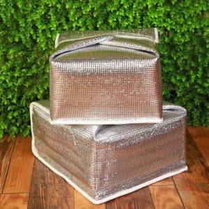 China Promotional Aluminum Foil Cooler Bags Double Sided Waterproof For Kids on sale