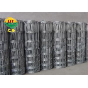 Silver 25m-200m Galvanized Farm Fence Hinge Joint Wire Mesh In Bulk