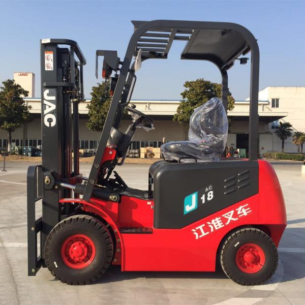 Quality jAC Sit Down Rider Forklift 1.8T High Capacity Electric Forklift wholesale