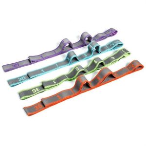 Stretch Strap, Elastic Yoga Stretching Strap, Multi-Loop Physical Therapy,