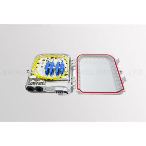 Outdoor Fiber Distribution Box 8 Port ABS PC Material 1*8 PLC Splitter
