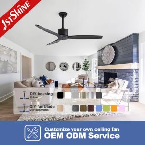 Standard Wind 52 Inches Ceiling Fan with Remote Control and 6 Speeds Private
