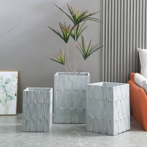 Stunning Garden With Our Durable Fiber Clay Planters D440*390MM