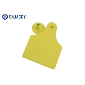 Custom Barcode Animal Goat Rfid Cattle Tag Cow Ear Tag 860-960MHz Passive UHF