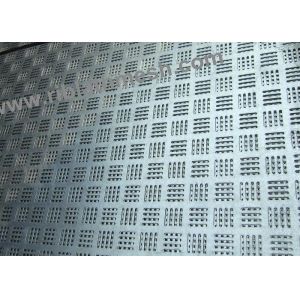 1m Width Rectangular Square Hole Perforated Metal Mesh 0.8mm Thickness