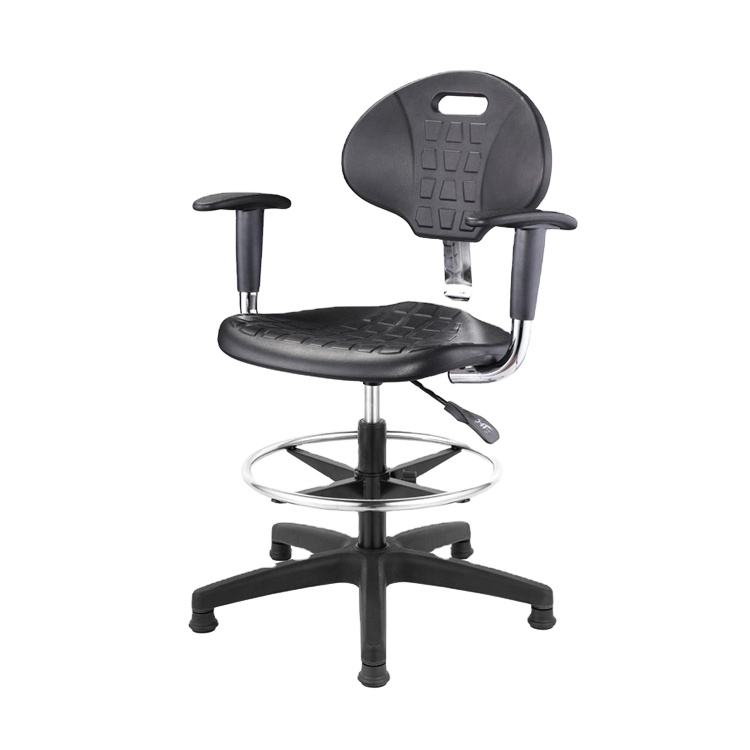 Ergonomic Design PU Lab Antistatic Chair Model PU-AC-001 with 300 Lbs Weight Capacity for Laboratory Use