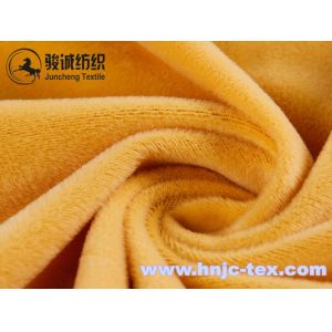 75D/144F Custom solid 1mm pile high super soft minky velboa blanket fabric for