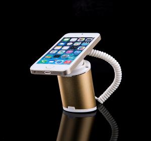 COMER single anti-theft mobile phone charging counter display stands with alarm function