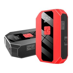 Cheap 12v Portable Jump Starter For Rechargeable Batteries 28000mAh Multi-Function Power Bank With AC400V Rated Output Voltage for sale