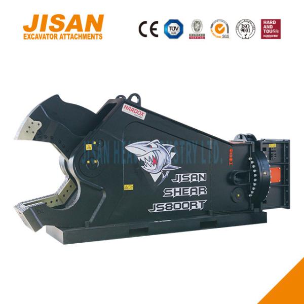 Quality JS800RT Excavator Metal Shears Easy Blade Replacement And Wear Resistant Steel For Maximum Strength wholesale