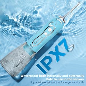 Portable Dental Care Kit PPS Oral Irrigator Featuring Water Flosser and