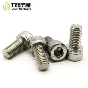 SS304 Metal Screw Fasteners , M10 Socket Head Cap Screw Din 912 Grade A4-70