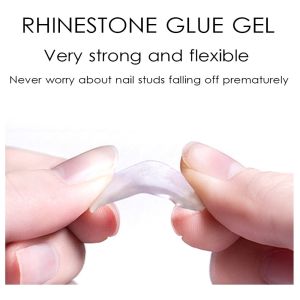 DIY Nails Made Easy with Clear UV Gel and Crystal Rhinestone Glue Custom Logo