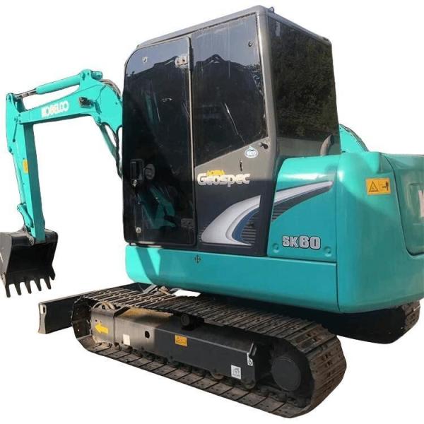 Active SK60-8 Used Excavator Kobelco Machinery Digger with 1000 Working Hours in