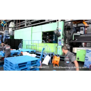 China Double faced HDPE heavy duty plastic pallet  for warehouse on sale