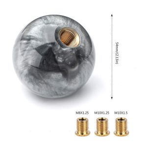 Dia57mm Resin Shift Knob Ball Head With Adapters Easy Install