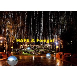 Mall Stage Decorataion 1.5m 2m 3m Inflatable Mirror Balloon