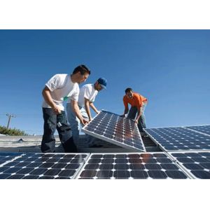 Energy Saving Silicon Energy Solar Panels 6.39 A For Solar Power System