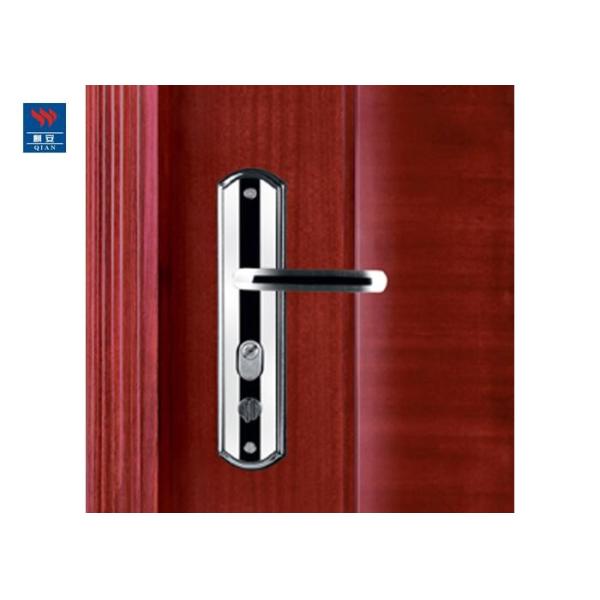 Fire Rated Solid Interior Flush Safety Hotel Entry Timber Wooden Door With UL Certificate