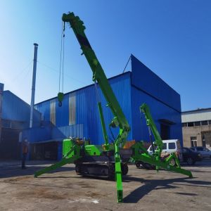 China 1.2ton to 12ton Narrow Working Mini 3 Ton Folding Hydraulic Engine Hoist Spider Crane on sale