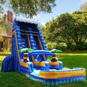 2024 Inflatable Slide for Indoor Pool Stock at Resort Hotel Allowable Passenger