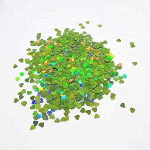 Sparkling Heart Shaped Glitter Decorate Wedding Party Home Fashionable PVC