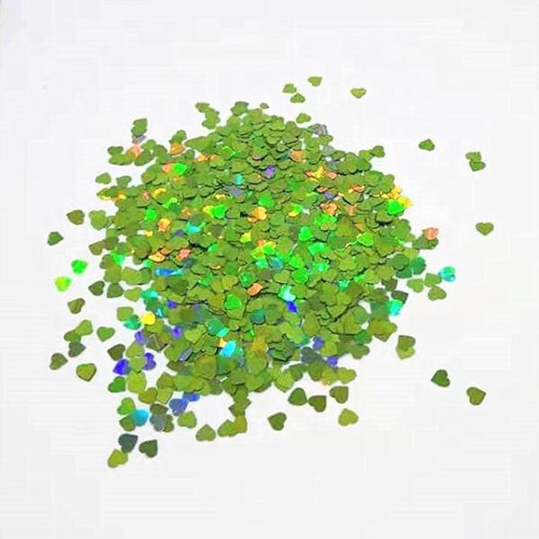 Sparkling Heart Shaped Glitter Decorate Wedding Party Home Fashionable PVC