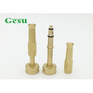 Cheap 4&quot; Gold High Pressure Adjustable Water Nozzle Garden Pipe Fittings US Standard for sale
