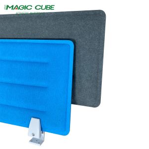 Cheap Functional 3D Polyester Fiber Acoustic Panel Classroom PET Desk Divider for sale