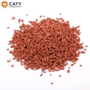 Popular Colorful UV-Resistant EPDM Rubber Granules For Running Track Playgrounds