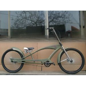 Cheap 19kgs Gloss Weight Steel Fork 26&quot; Beach Cruiser Style Chopper Bike for Performance for sale